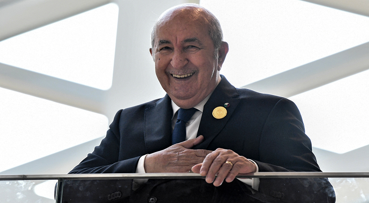 Abdelmadjid Tebboune, président de l'Algérie