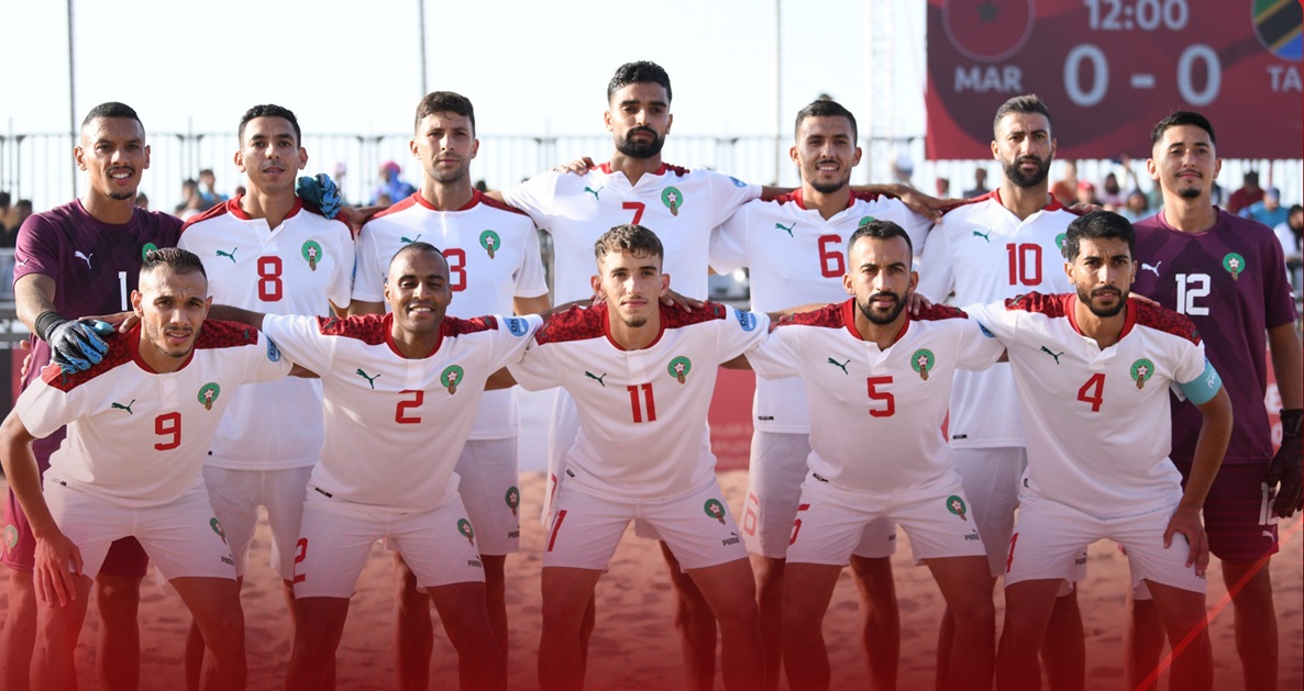 beach soccer maroc emirats arab