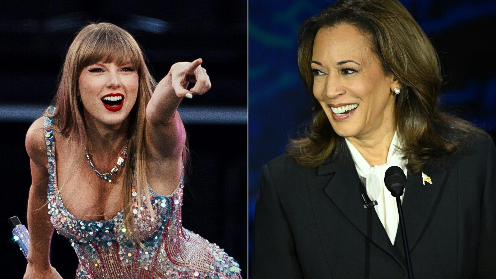 taylor swift kamala harris
