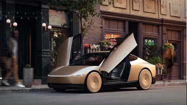 Le robotaxi de Tesla dévoilé par Elon Musk
