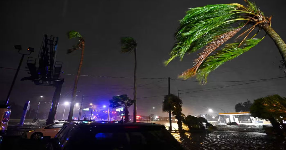 L'ouragan Milton s'abat sur la Floride, 2,5 millions de foyers sans électricité 