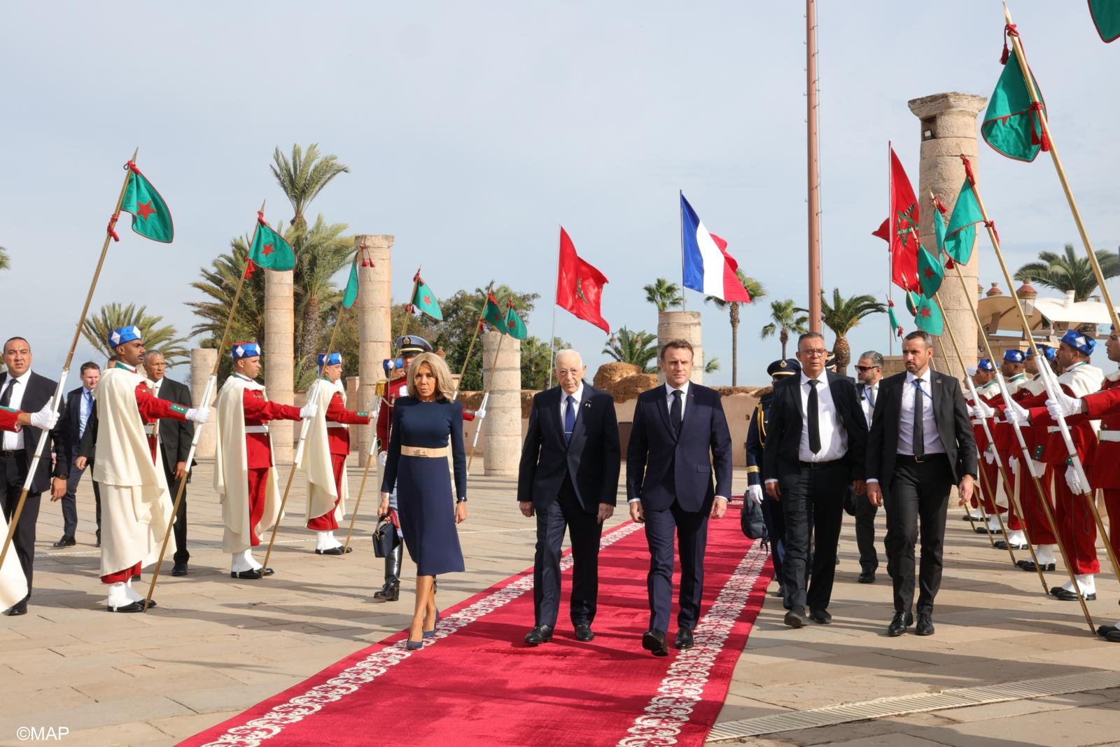 macron mausolée mohammed v 13