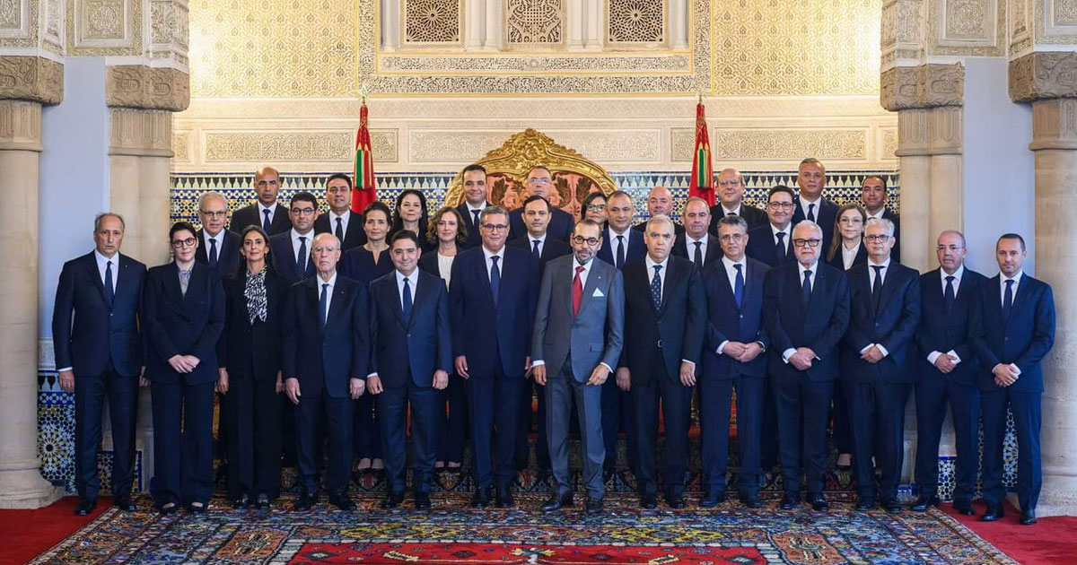Le Roi Mohammed VI reçoit les membres du gouvernement Akhannouch II