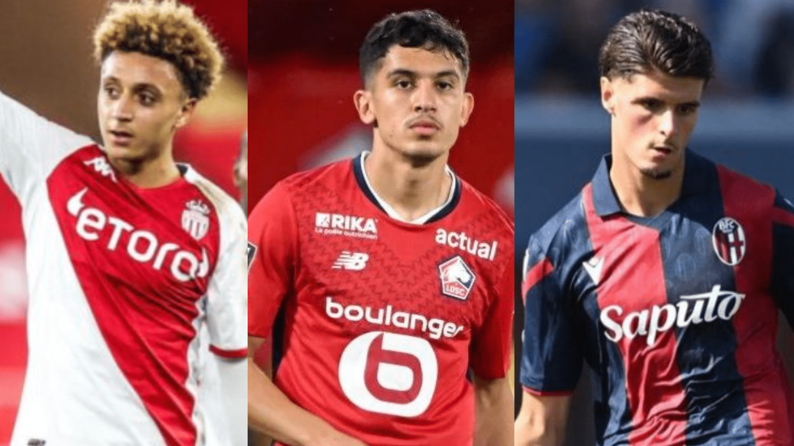 Eliesse Ben Seghir, Osame Sahraoui et Oussama El Azzouzi