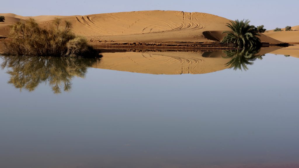 lacs asseches merzouga desert maroc
