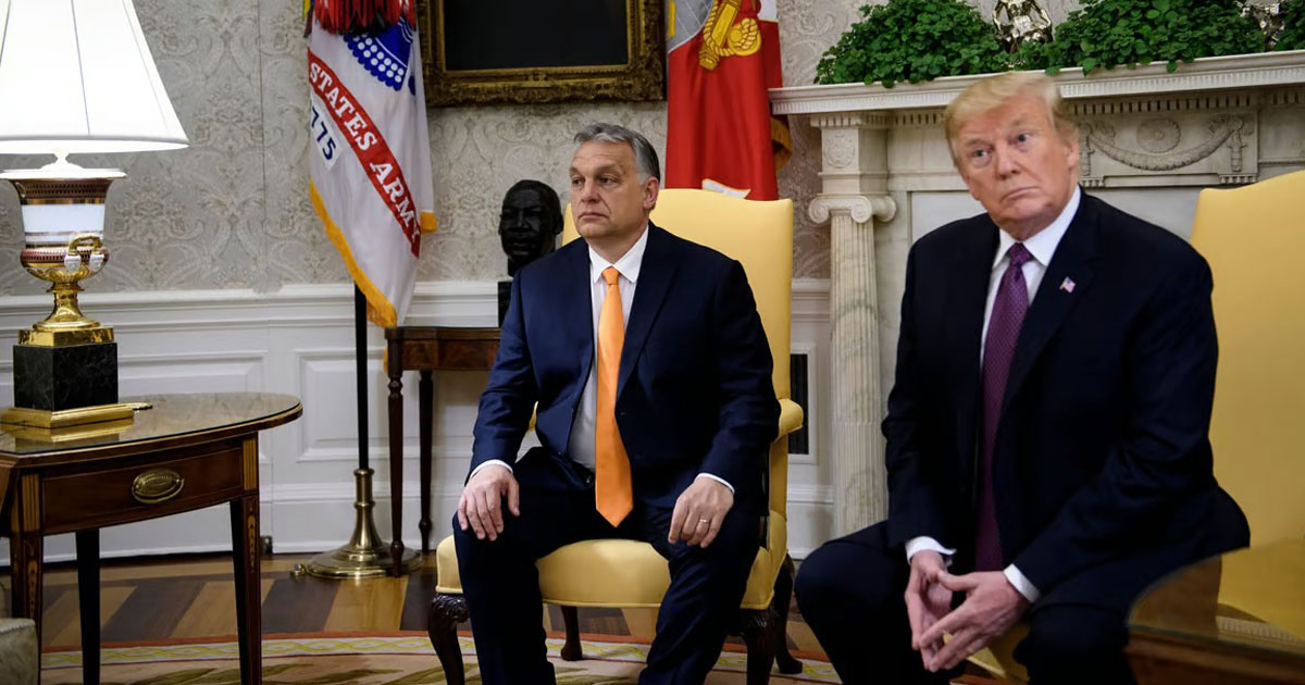 Avec Trump, Orban somme les Européens de "passer de la guerre à la paix" en Ukraine
