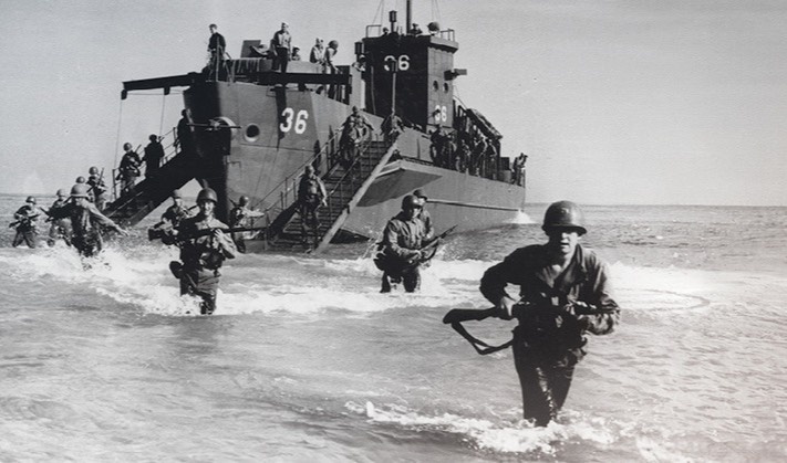 ecouvillon bateau de soldats