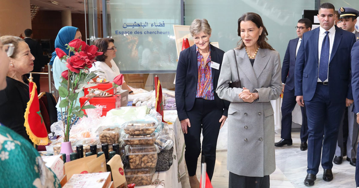 Lalla Meryem préside à Rabat la cérémonie d'inauguration du "Bazar de bienfaisance" du Cercle diplomatique