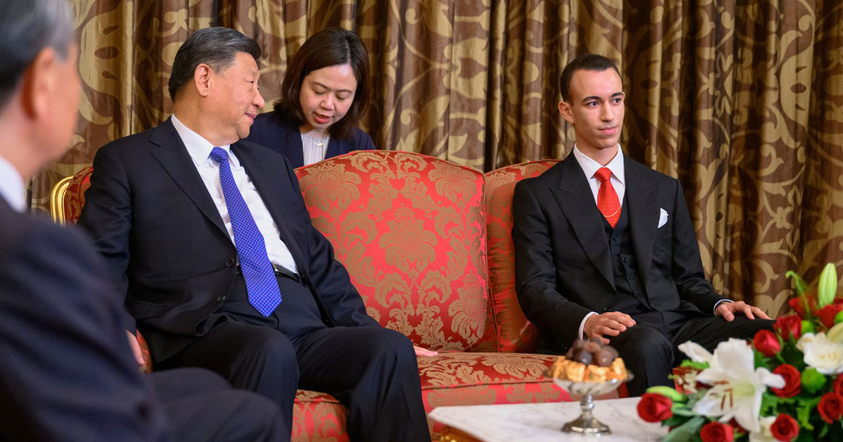 Le Prince Moulay El Hassan reçoit à Casablanca le Président chinois