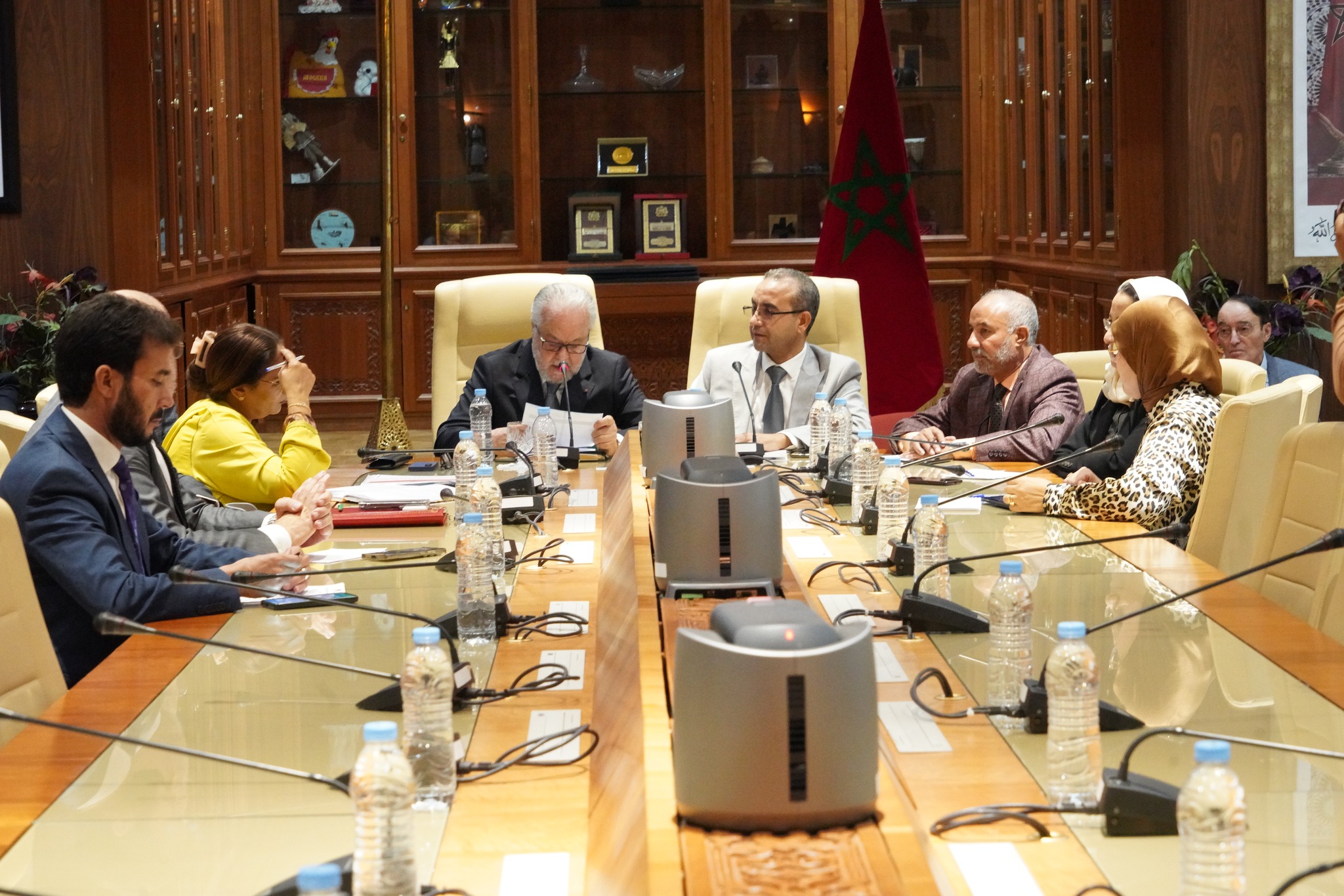 le secrétaire général du gouvernement, mohamed el hajoui, devant la commission de la justice 2