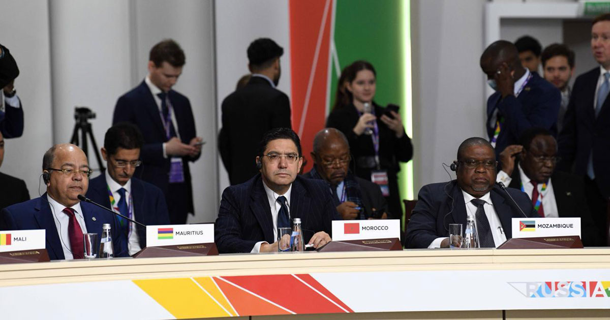 Participation de Nasser Bourita à Sotchi à la 1ère Conférence ministérielle du Forum de Partenariat Russie-Afrique
