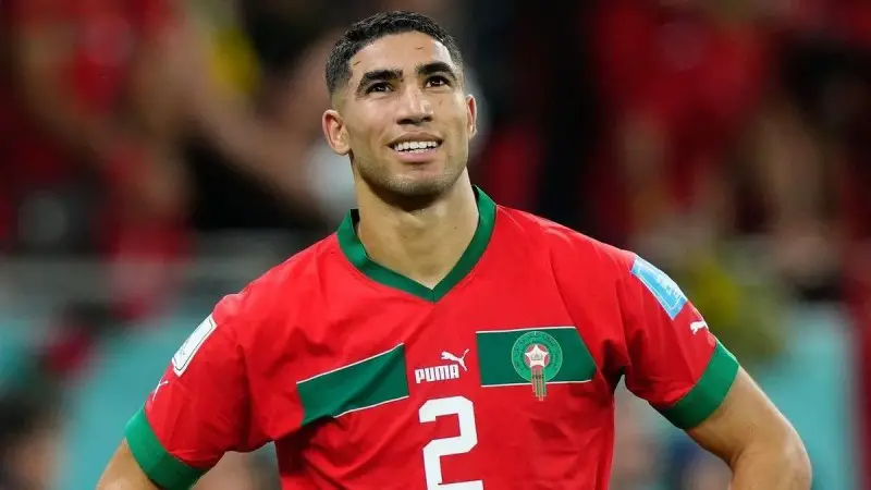 Achraf Hakimi lors de la Coupe du monde 2022