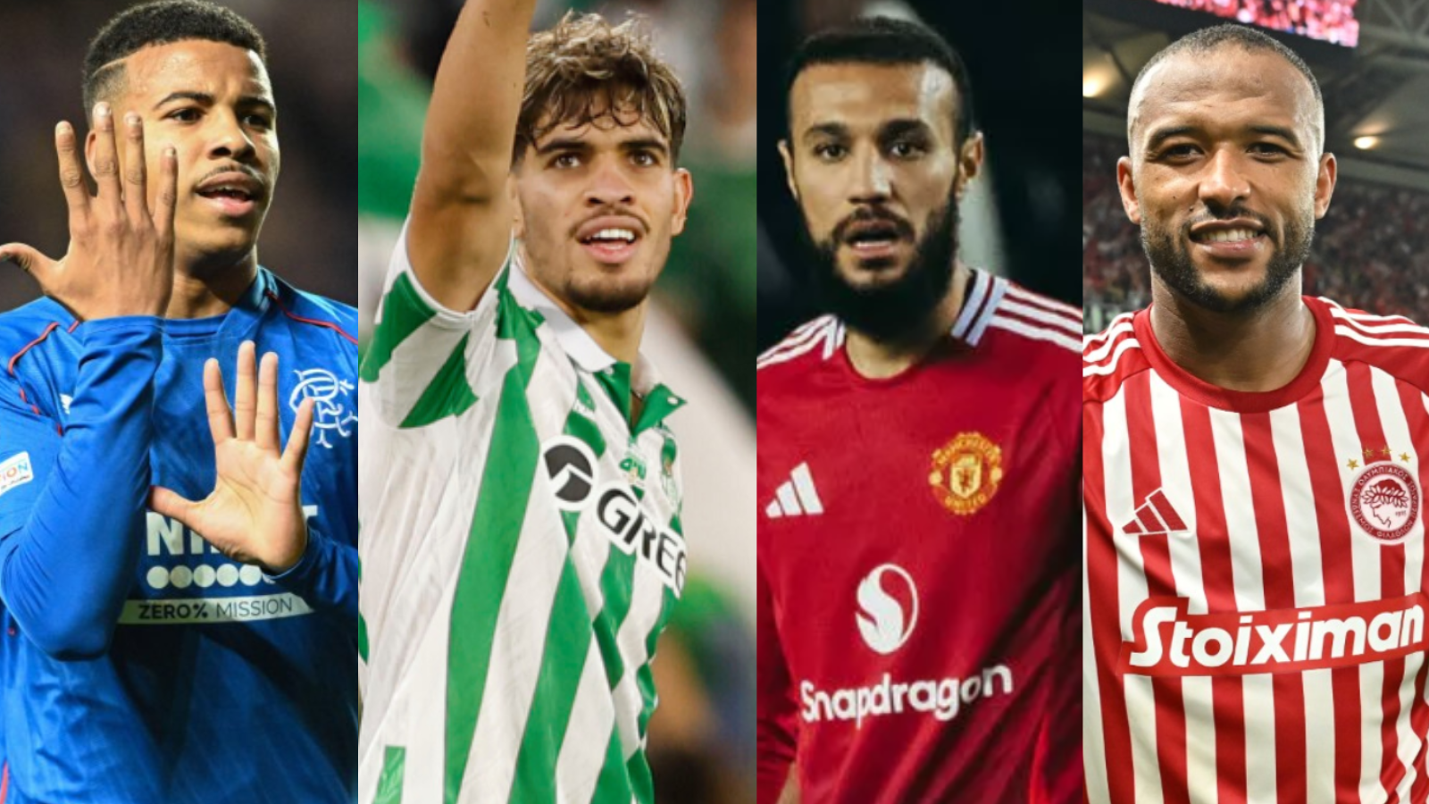 Hamza Igamane, Abde Ez, Noussair Mazraoui et Ayoub El Kaabi