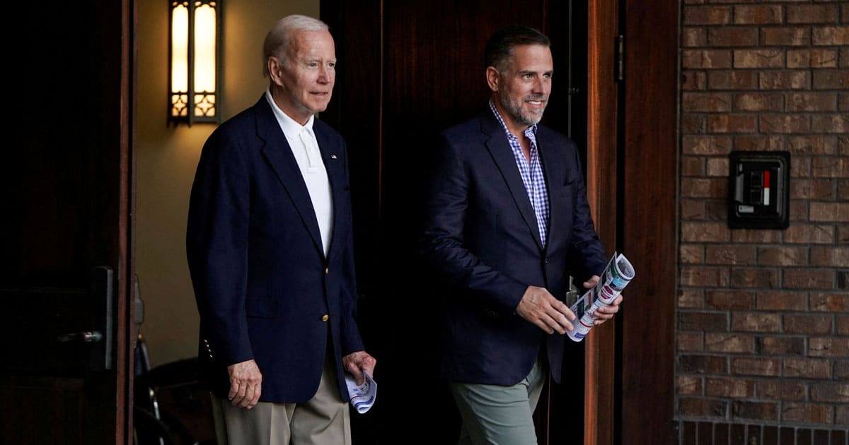 Biden gracie son fils Hunter dans des affaires de fraude fiscale et détention illégale d'arme à feu