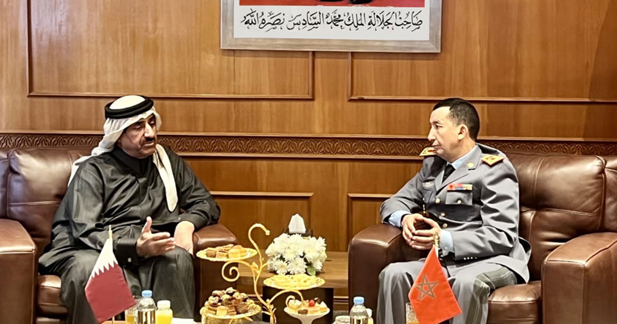 Mohammed BQsdrtfgyhujklmù errid reçoit le conseiller de l’emir du qatar aux affaires de défense