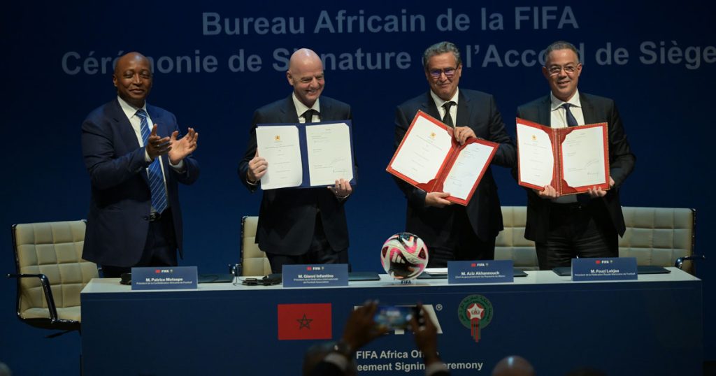 le maroc abritera le siège du bureau afrique de la fifa 1