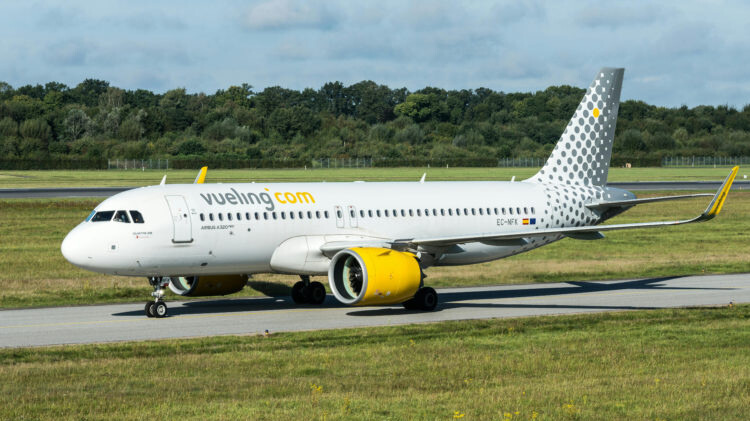 Un des avions de la compagnie aérienne Vueling