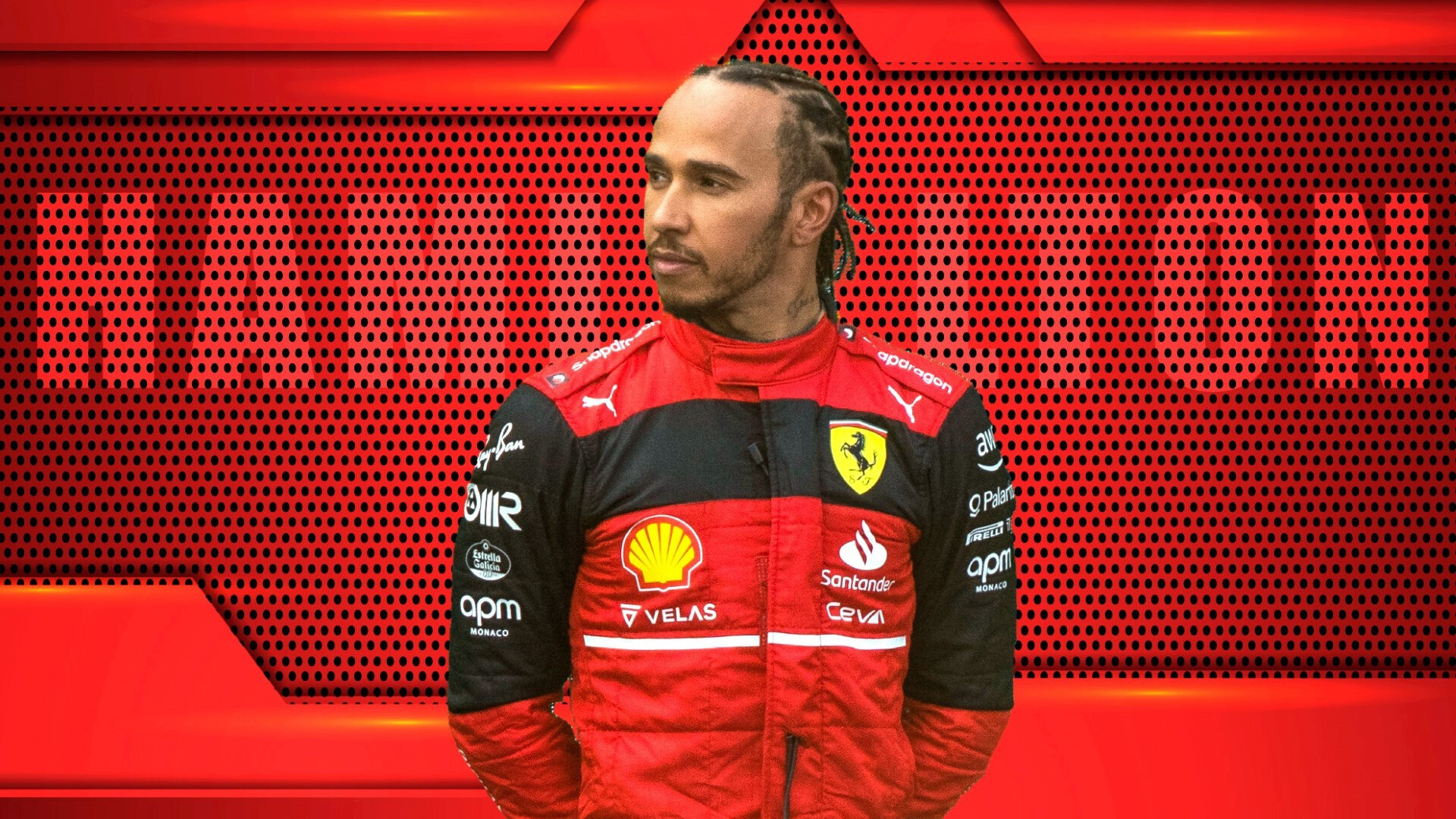 Lewis Hamilton sous ses nouvelles couleurs