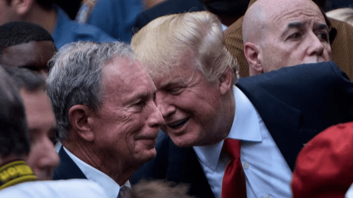 donald trump,michael bloomberg