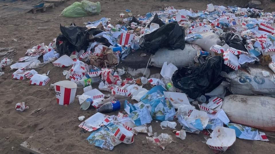 plage déchets