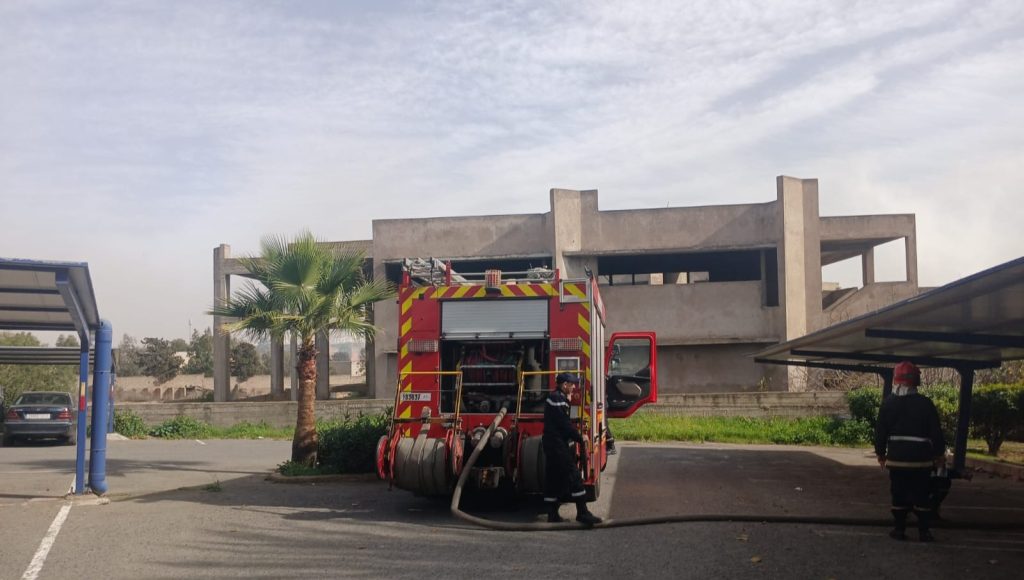 Incendie Faculté Ben Msick
