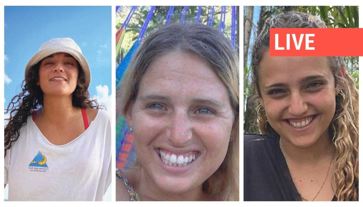 Les trois otages libérées de Gaza