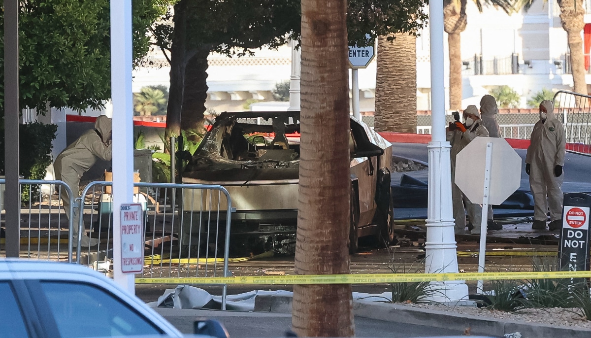 tesla cybertruck explosion