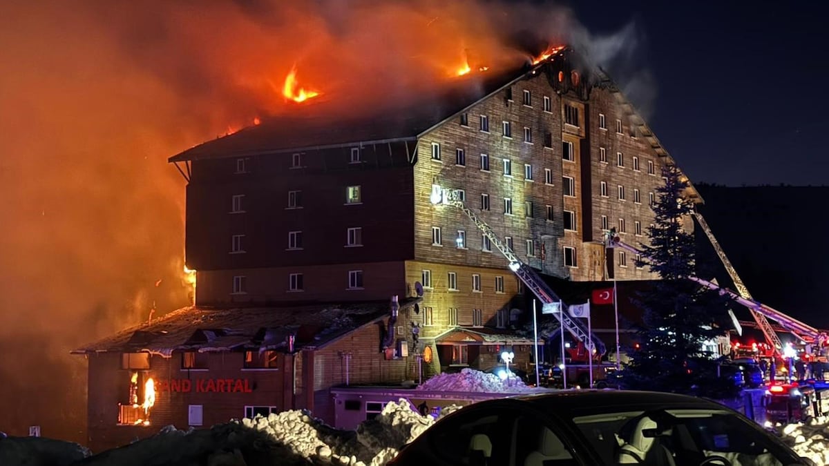 turquie incendie station ski morts