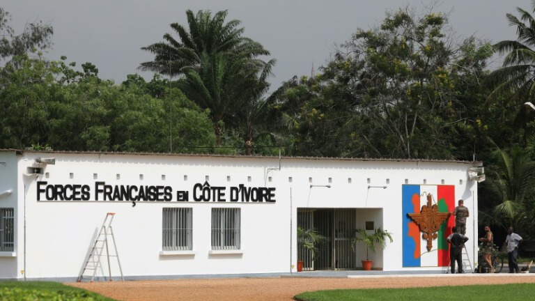 La base militaire française de Port-Bouët à Abidjan