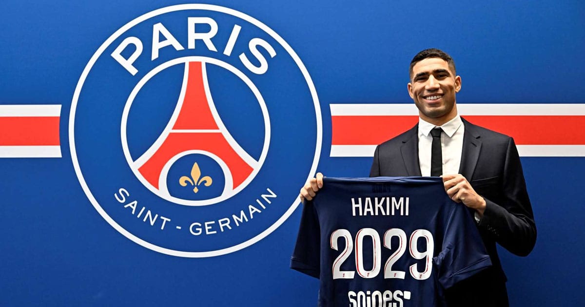 Voici le nouveau salaire d'Achraf Hakimi, le latéral le mieux payé au monde