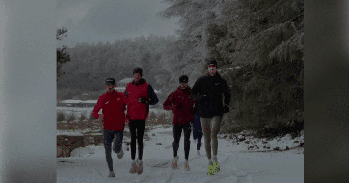 bakkali entraînement neige