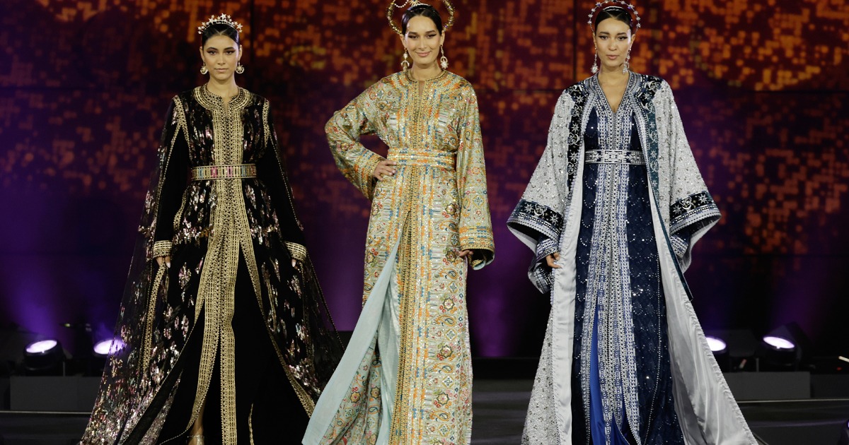 caftan show doha fouzia naciri