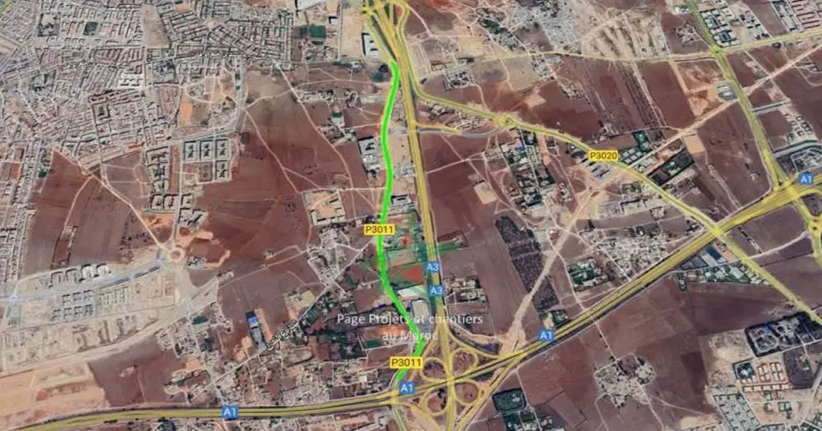 Casablanca lance les travaux de triplement de la route de Sidi Maarouf pour améliorer le trafic