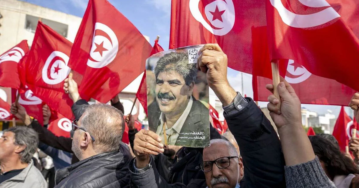 Huit condamnations à mort en Tunisie pour l'assassinat d'un élu de gauche en 2013