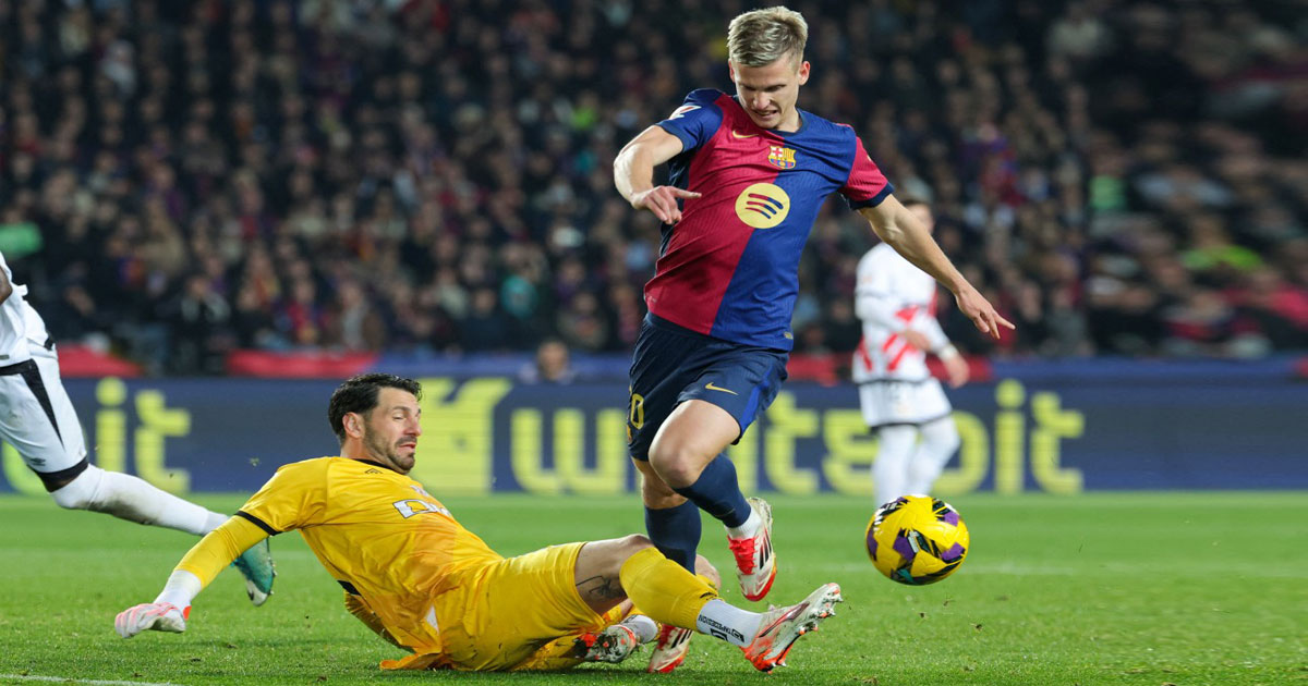 Liga : Le FC Barcelone reprend la tête du classement après une victoire serrée face au Rayo Vallecano