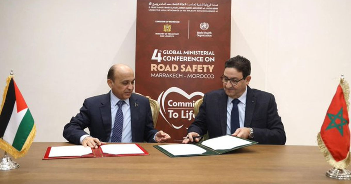 Maroc-Palestine: accord dans le domaine du transport et de la logistique