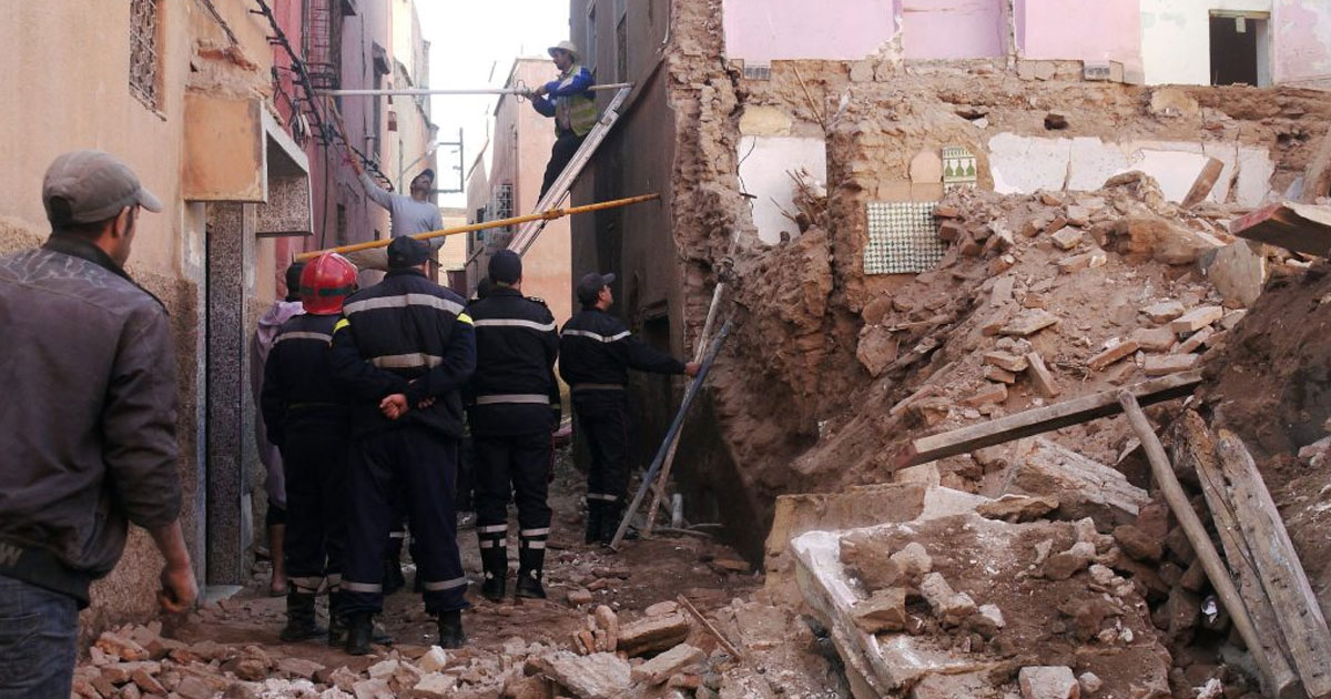 Marrakech : l’effondrement de 5 maisons sans pertes humaines