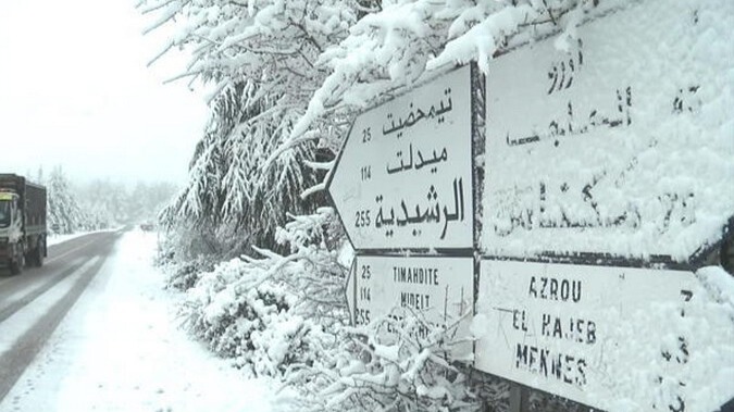 neige maroc