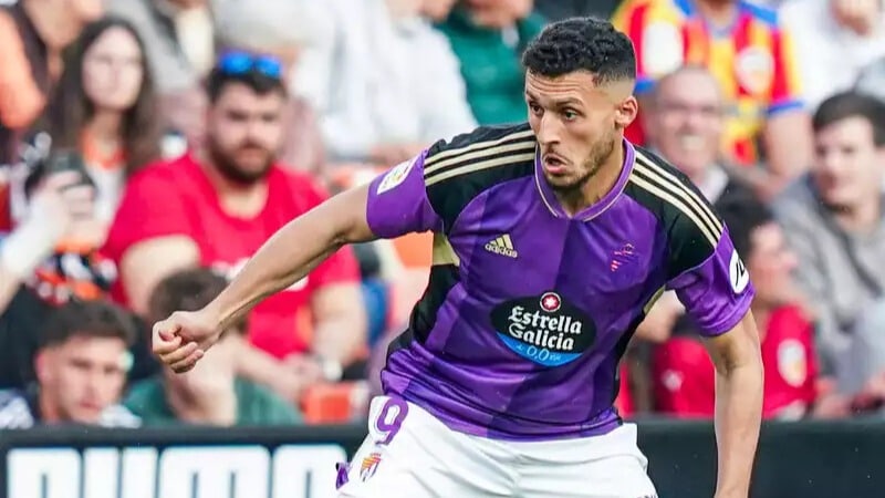 L'international marocain du Real Valladolid, Selim Amallah