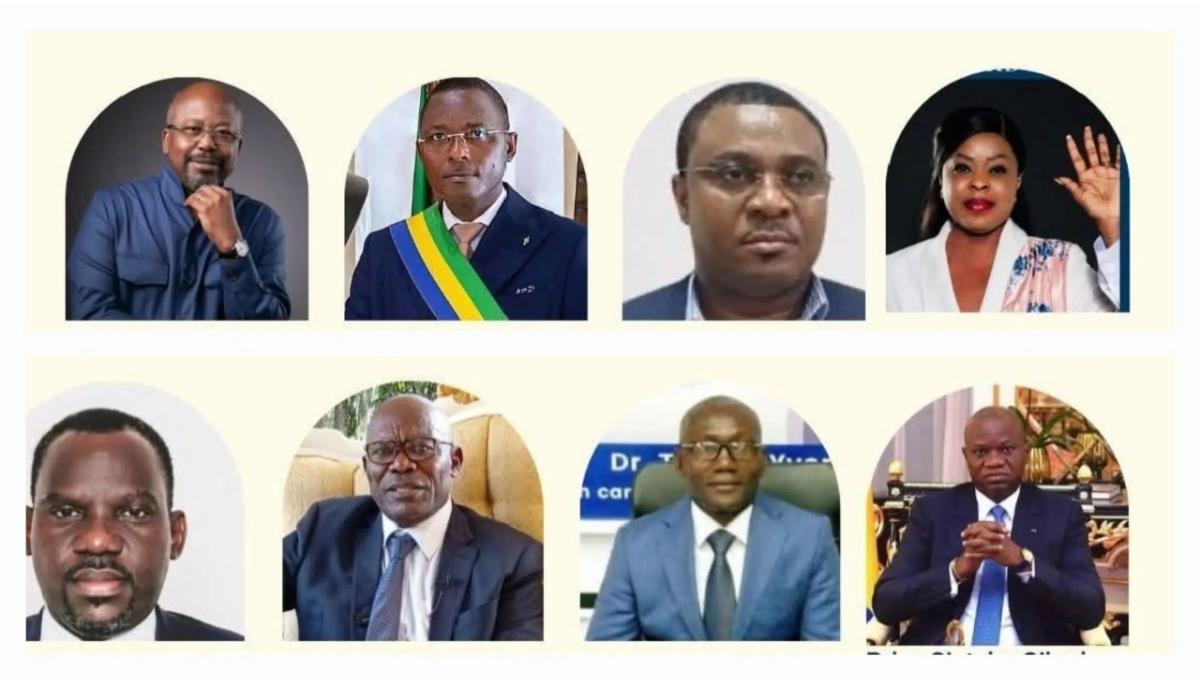Une vue des 8 candidats
