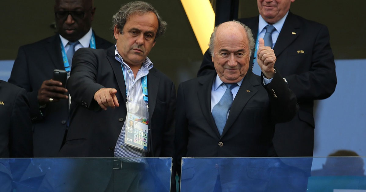 Platini, Blatter,