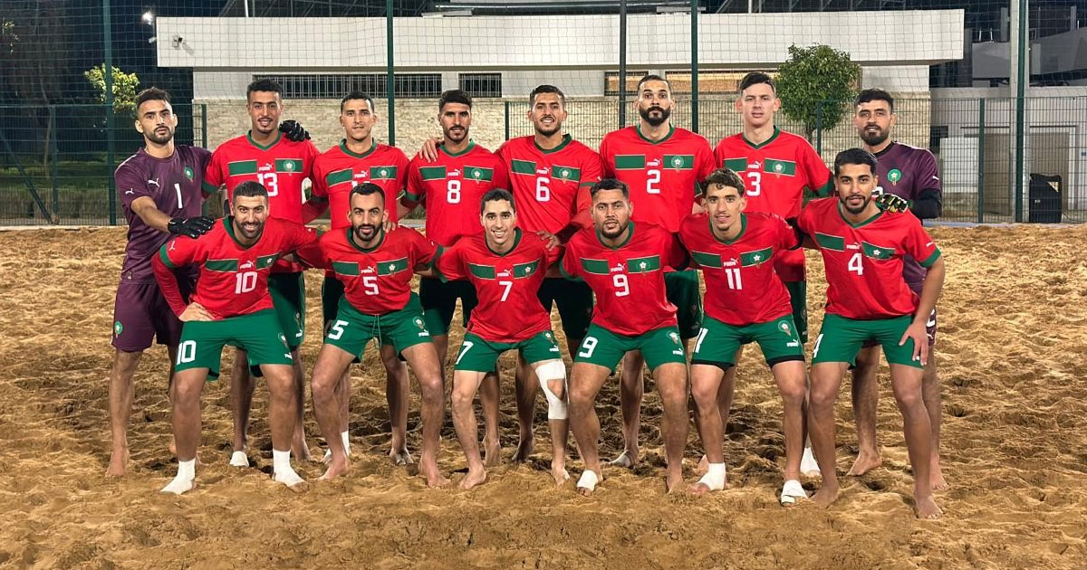 Beach soccer/Amical : large victoire de la sélection marocaine face aux Seychelles (9-1)