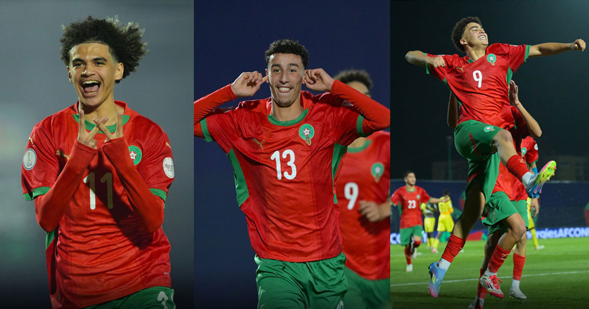 Coupe d'Afrique U17: Le Maroc fait forte impression avec une victoire 5-0 face à l'Ouganda
