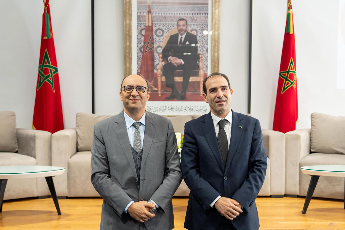 passation de pouvoirs entre mohamed benalilou et hassan tarik, nouveau médiateur du royaume1