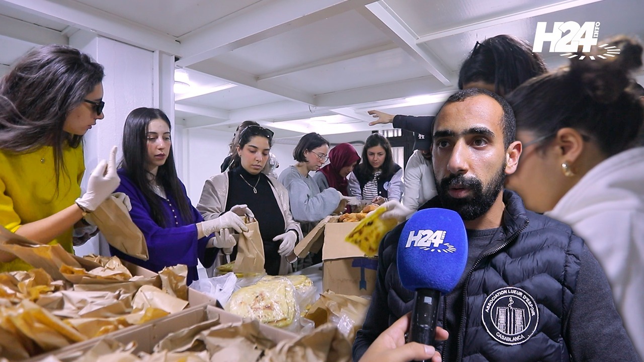 Les membres de l'association Lueur d'Espoir Casablanca