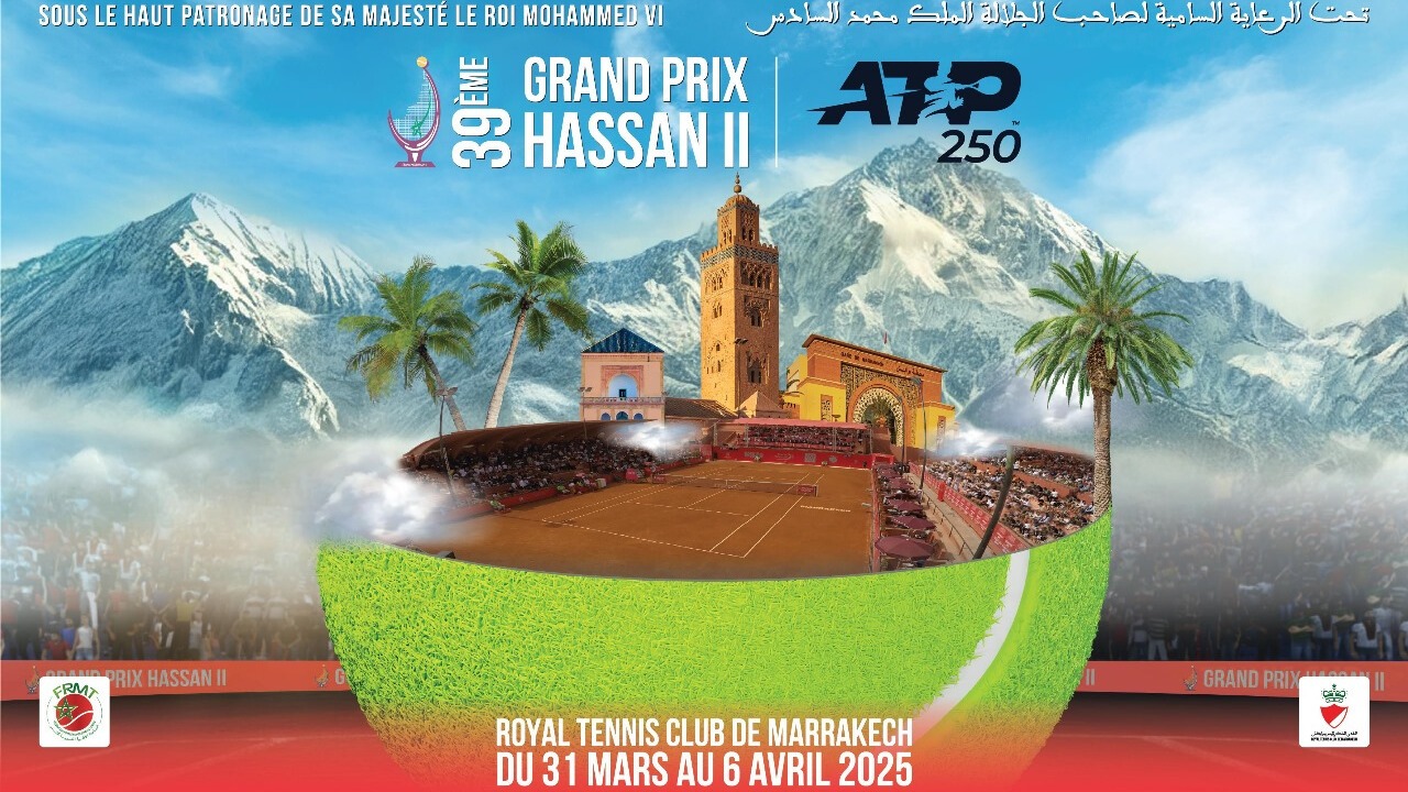 Affiche de la 39ᵉ édition du Grand Prix Hassan II