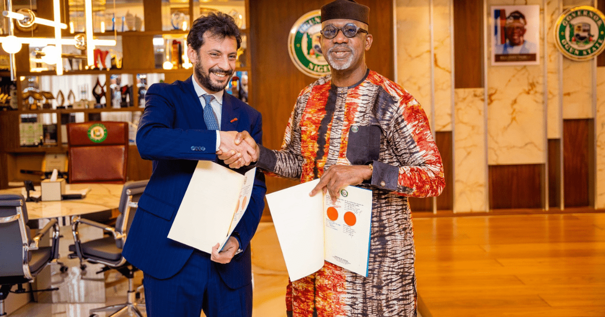 le vice président de la commission afrique de la cgem, ali zerouali et le gouverneur de l’etat d’ogun, dapo abiodun