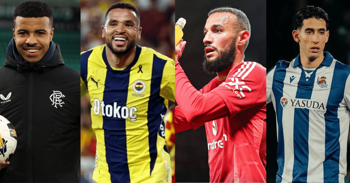 Hamza Igamane, Youssef En-Nesyri, Noussair Mazraoui et Nayef Aguerd