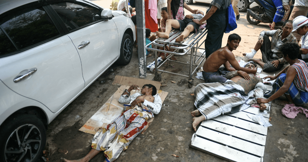 séisme myanmar