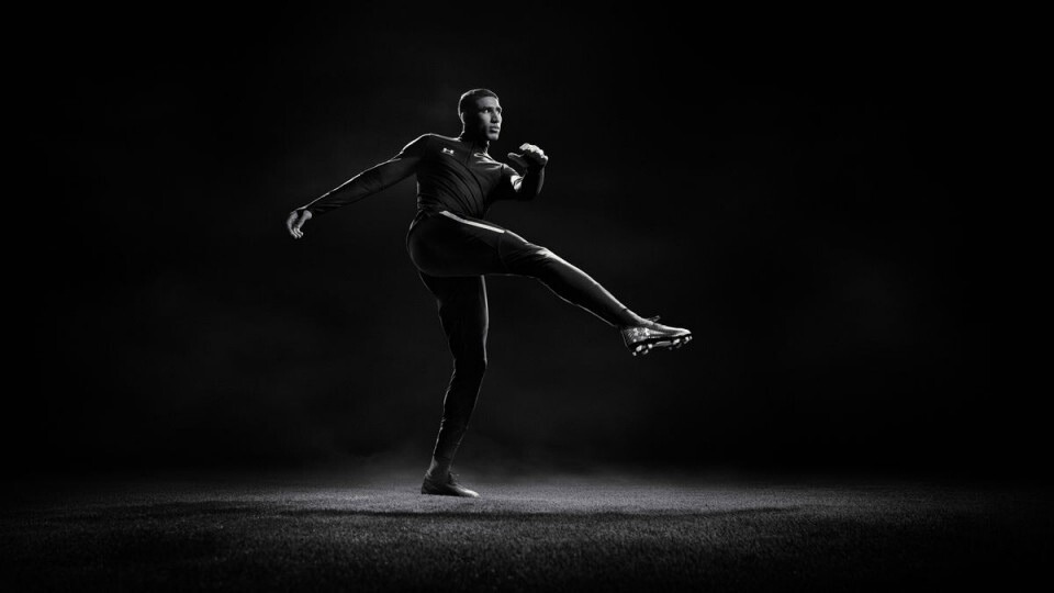Achraf Hakimi avec ses nouveaux équipements Under Armour